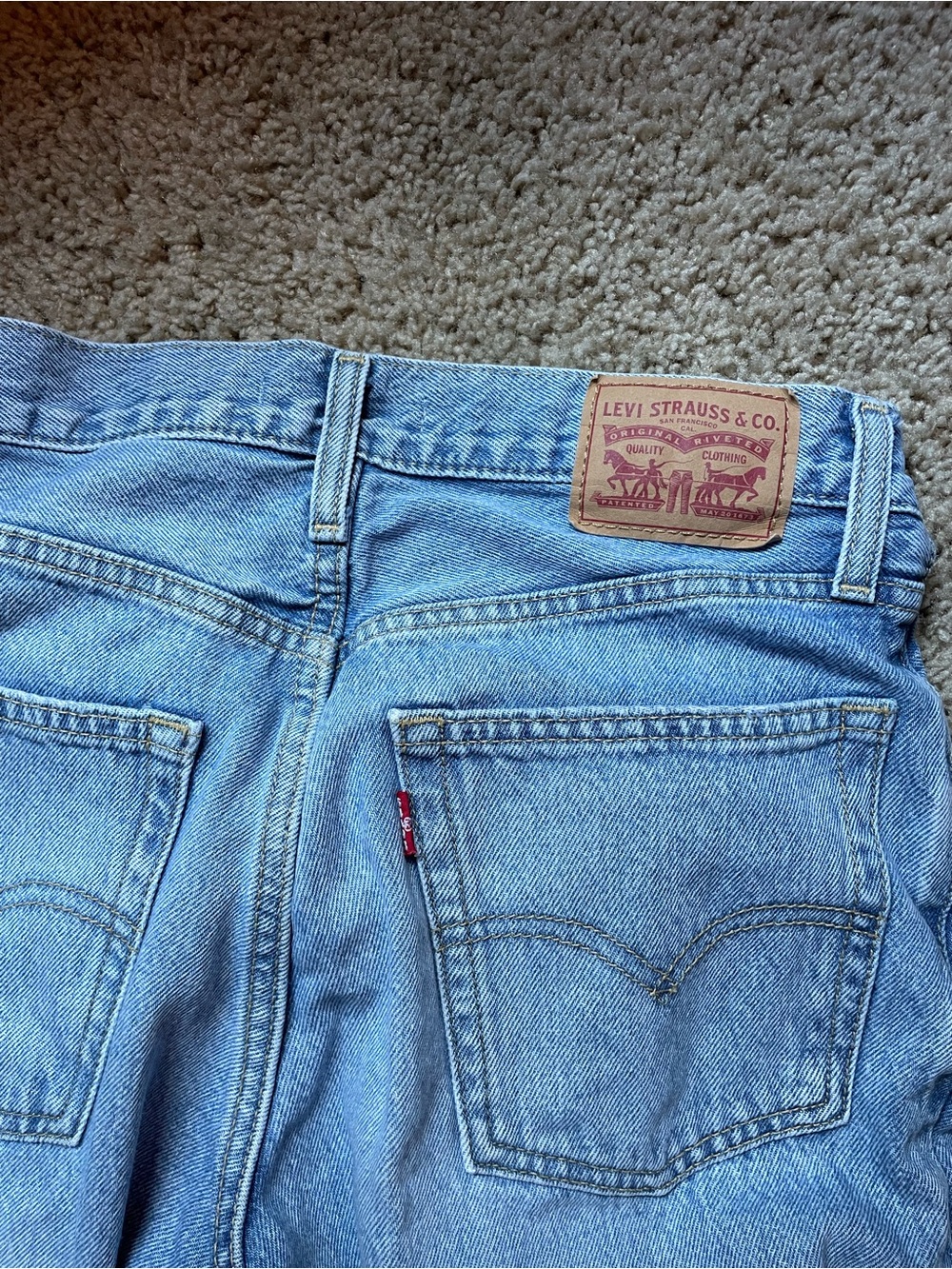 Levi's Light Blue 94 baggy jean